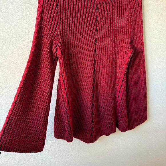 Vintage structured red and black - Picture 2 of 5